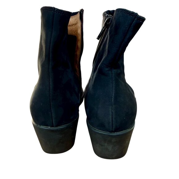 Zante women's black side zip ankle booties boots - Picture 6 of 9